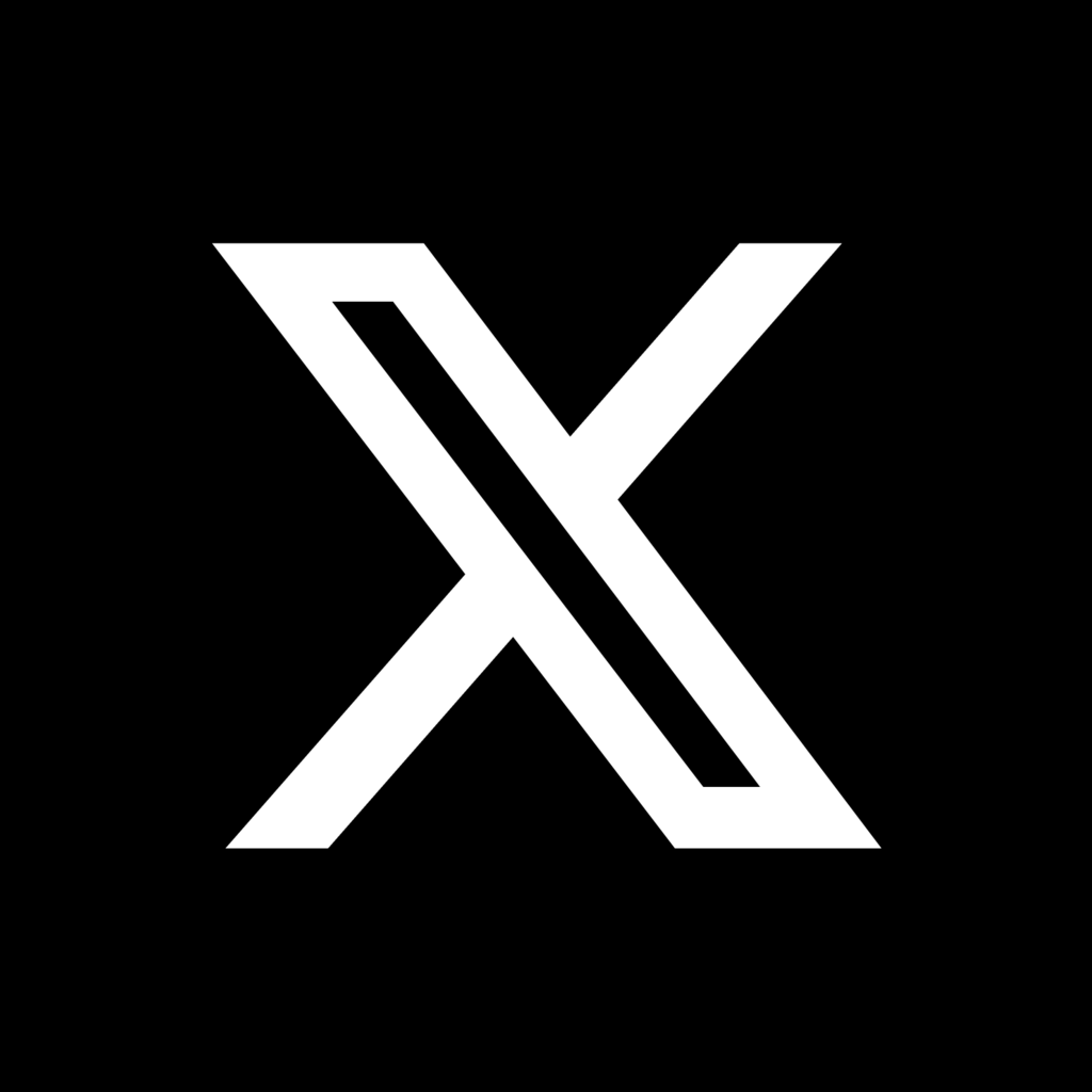 X (Twitter)'s logo.