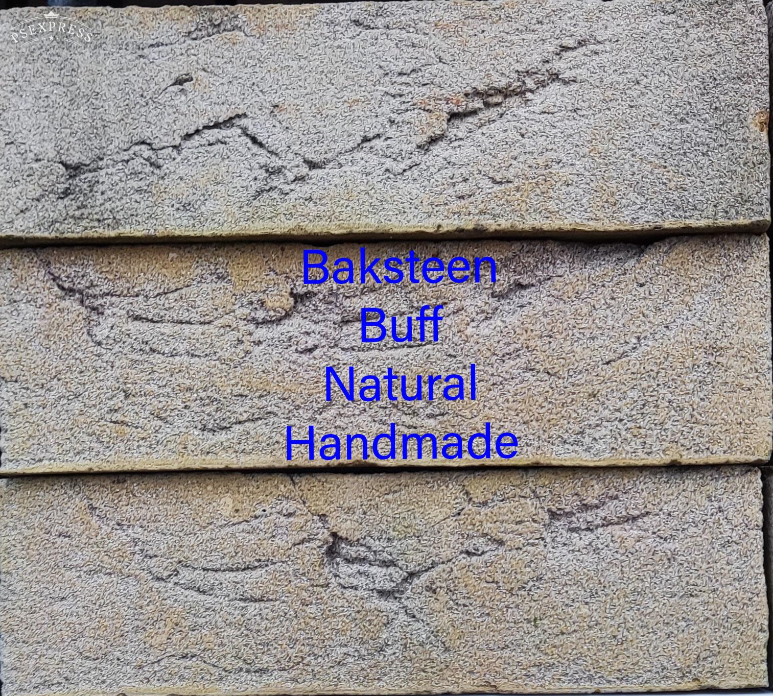Baksteen buff natural handmade